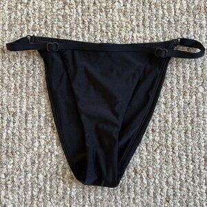 Good American Perfect Fit Bikini Bottoms in Black Size S / 01